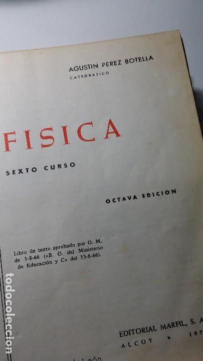 Libros de segunda mano: FISICA. 6&ordm; CURSO. A.PEREZ BOTELLA - Foto 2