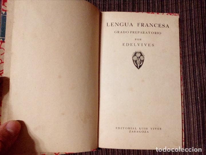 Libros de segunda mano: FRANCES - GRADO PREPARATORIO, EDITORIAL LUIS VIVES 1940 - Foto 2
