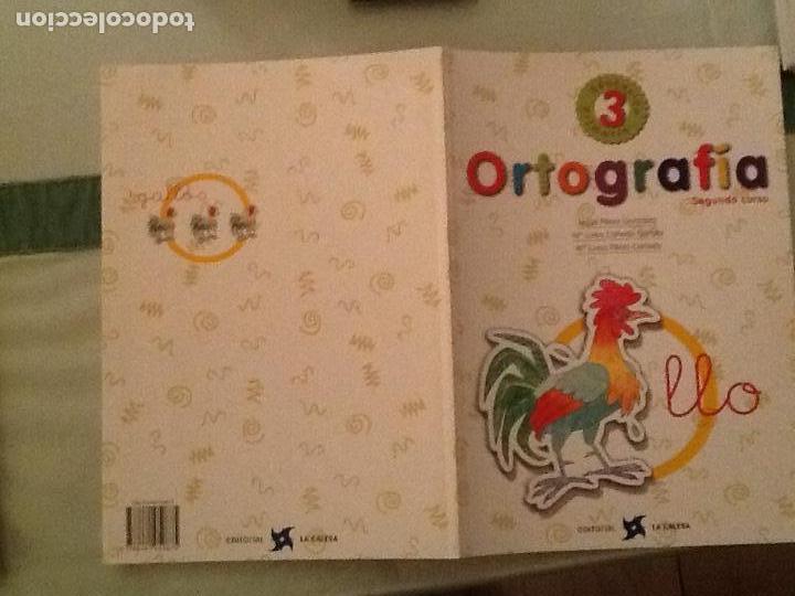 Libros de segunda mano: ORTOGRAF&Iacute;A. SEGUNDO CURSO. ED. LA CALESA, NUEVO!!!!!! - Foto 4