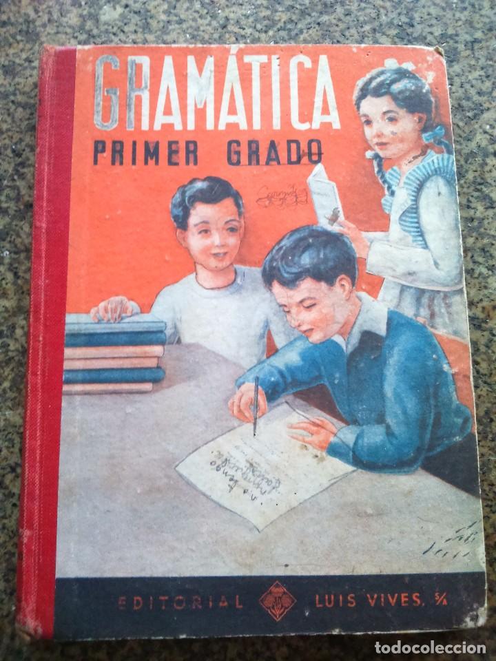 Libros de segunda mano: GRAMATICA ESPA&Ntilde;OLA -- PRIMER GRADO - EDELVIVES 1950 -- - Foto 1