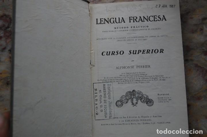 Libros de segunda mano: LENGUA FRANCESA. EDIT. PERRIER. 1940. TAPA DURA. - Foto 2