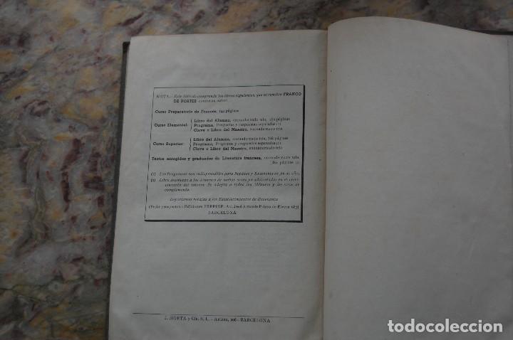 Libros de segunda mano: LENGUA FRANCESA. EDIT. PERRIER. 1940. TAPA DURA. - Foto 3