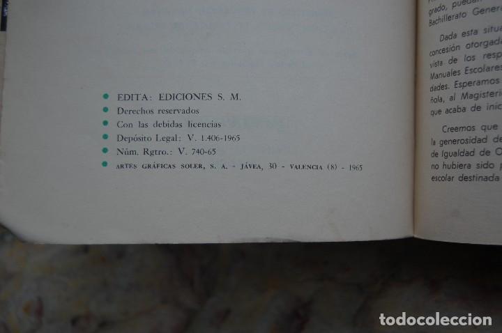 Libros de segunda mano: MATEMATICAS. EDIT. SM. 1965. TAPA DURA. - Foto 6