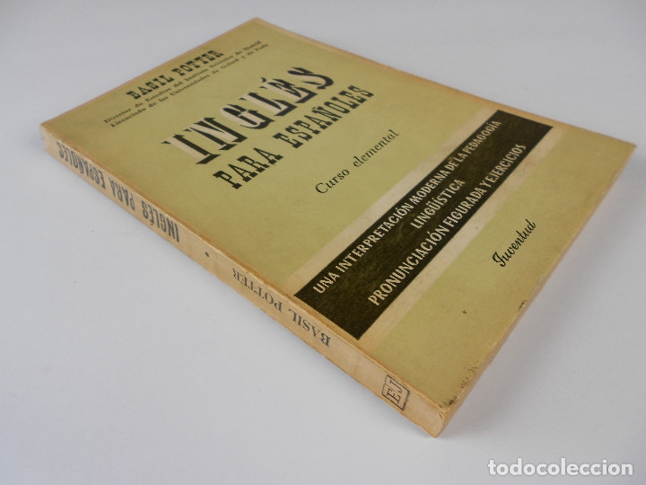 Libros de segunda mano: Ingl&eacute;s para espa&ntilde;oles elemental, (Basil Potter), Juventud 1968 - Foto 3