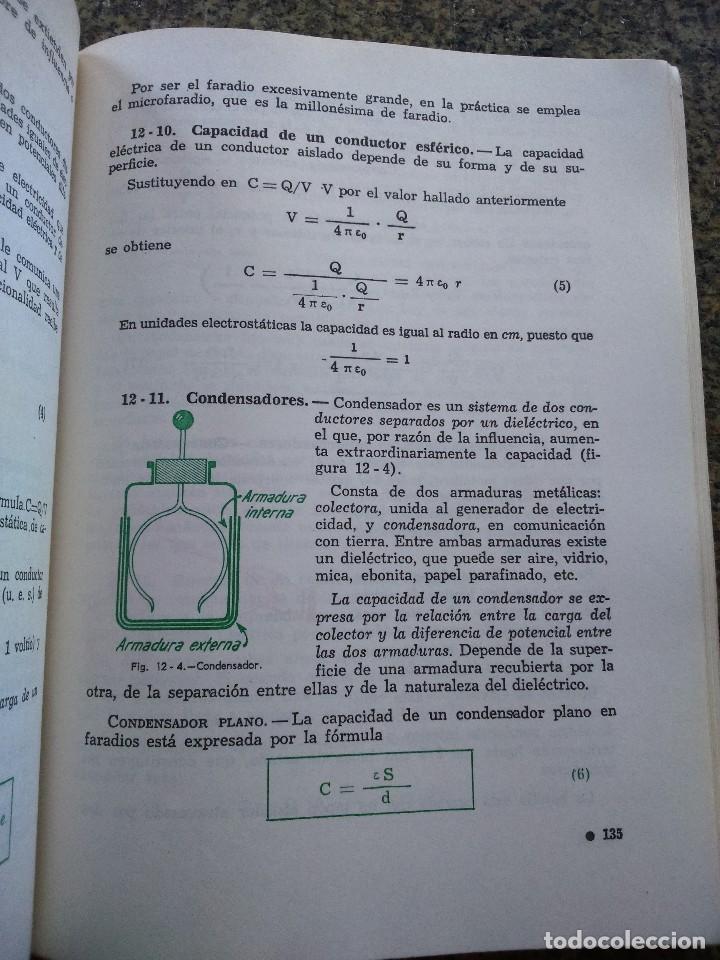 Libros de segunda mano: FISICA -- 6&ordm; CURSO DE BACHILLERATO -- EDICIONES BRU&Ntilde;O 1966 -- - Foto 3