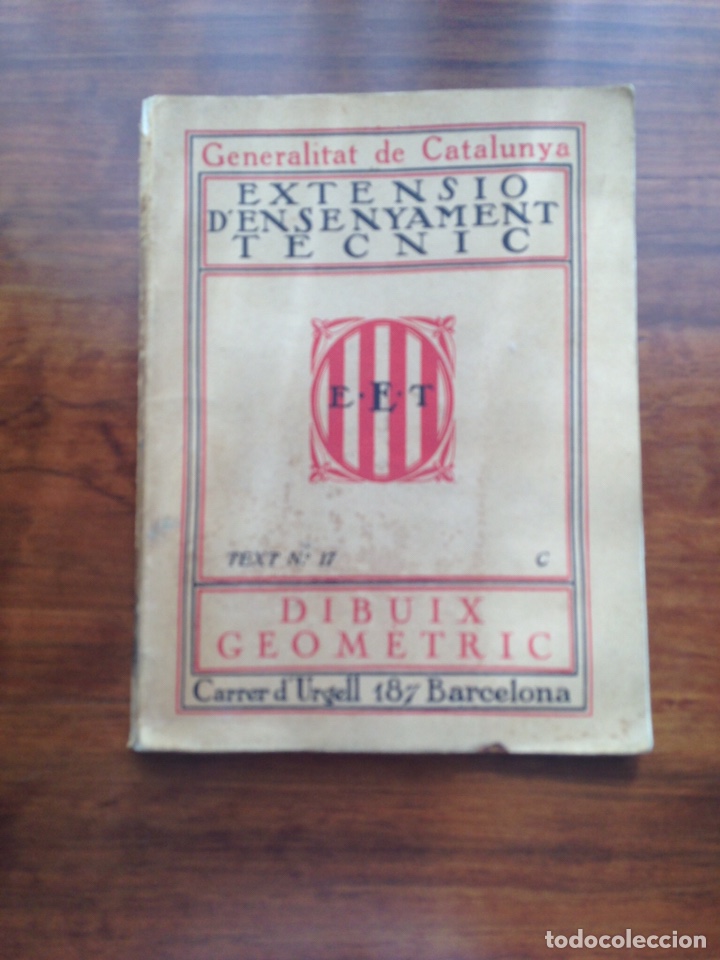 Libros de segunda mano: Extensio dEnsenyament Tecnic. Dibuix Geometric 1937 - Foto 1