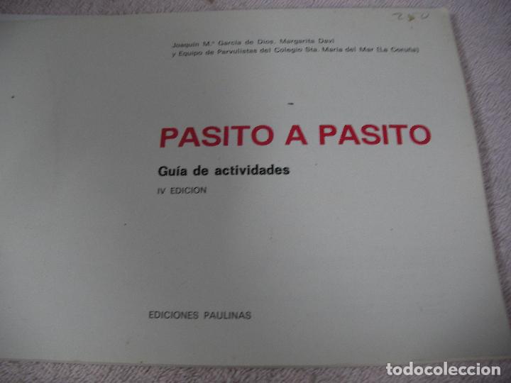 Libros de segunda mano: ANTIGUO LIBRO DE TEXTO PARVULOS - IV EDICION EDICIONES PAULINAS - PASITO A PASITO - Foto 2
