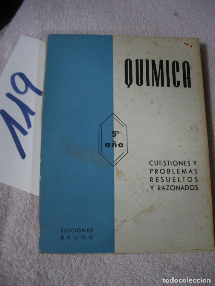 Libros de segunda mano: ANTIGUO LIBRO DE TEXTO - QUIMICA - Foto 1