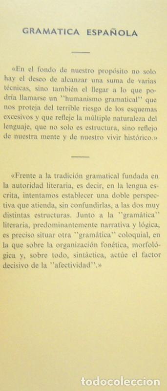 Libros de segunda mano: GRAMATICA ESPA&Ntilde;OLA Y COMENTARIO DE TEXTOS - M. CRIADO DE VAL - Foto 2
