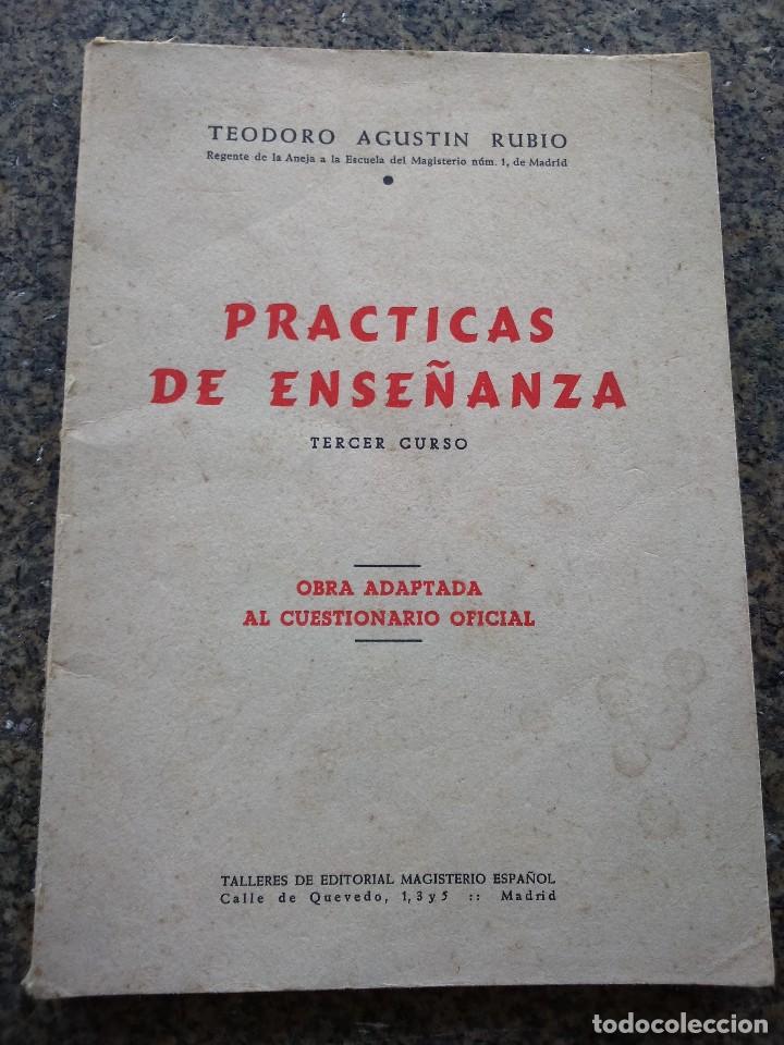 Libros de segunda mano: PRACTICAS DE ENSE&Ntilde;ANZA -- TERCER CURSO -- TEODORO AGUSTIN RUBIO -- - Foto 1