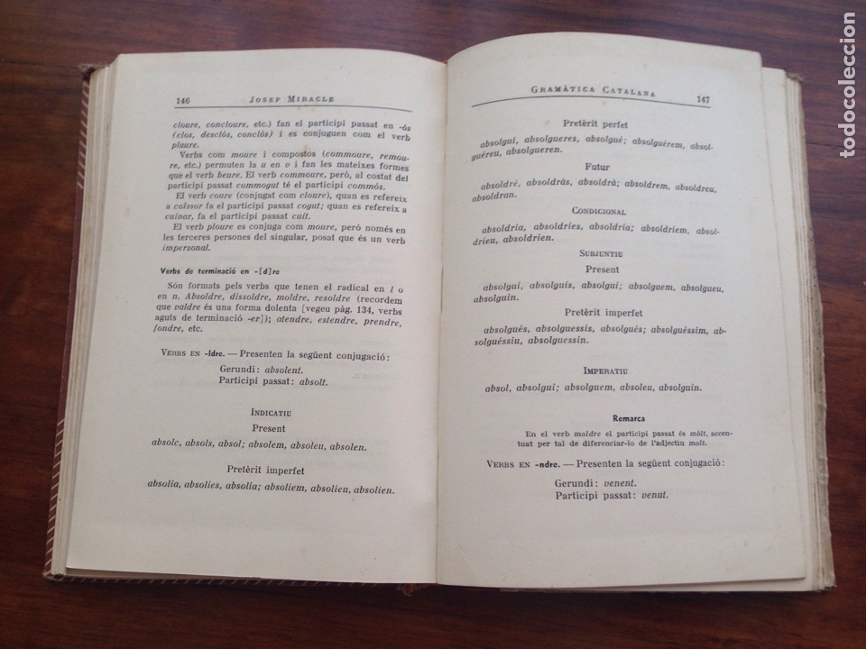 Libros de segunda mano: Gram&aacute;tica catalana 1951 Josep Miracle - Foto 2
