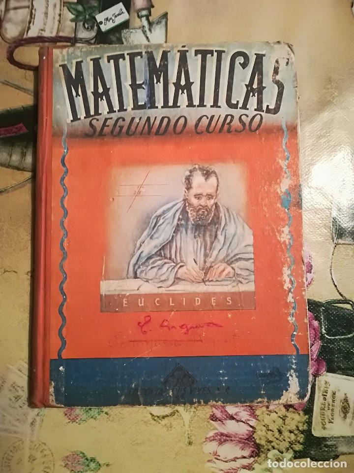 Libros de segunda mano: Matem&aacute;ticas segundo curso - 1949 - Foto 1