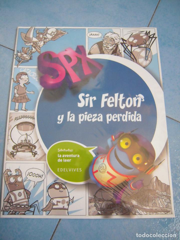 Libros de segunda mano: C&oacute;mic Sir Felton y la pieza perdida Superpix&eacute;polis Edelvives - Foto 1