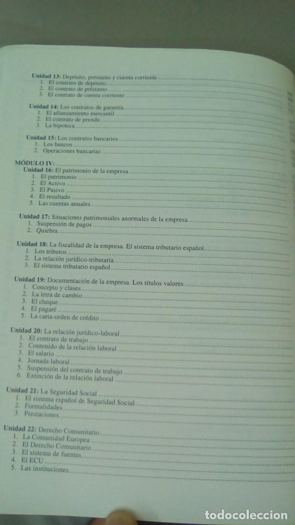 Libros de segunda mano: DERECHO EMPRESARIAL 1.- EDELVIVES. 1992 - Foto 5