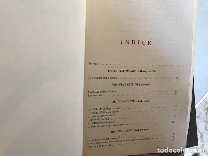 Libros de segunda mano: Biolog&iacute;a. Dimas Fern&aacute;ndez - Foto 2