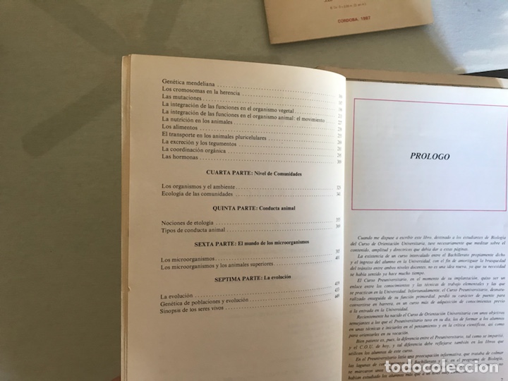 Libros de segunda mano: Biolog&iacute;a. Dimas Fern&aacute;ndez - Foto 3