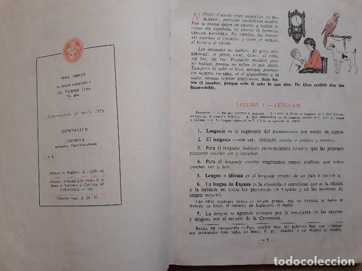 Libros de segunda mano: Gramatica primer grado 1958 vuelta al cole Edelvives - Foto 3