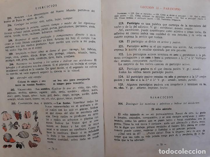 Libros de segunda mano: Gramatica primer grado 1958 vuelta al cole Edelvives - Foto 5
