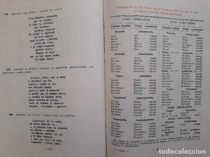 Libros de segunda mano: Gramatica primer grado 1958 vuelta al cole Edelvives - Foto 6