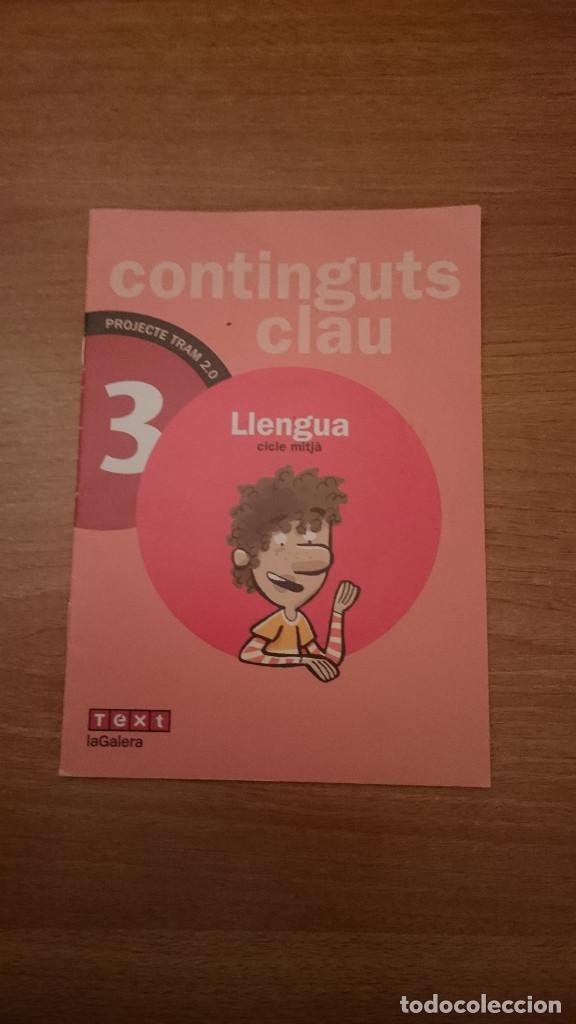 Libros de segunda mano: CONTINGUTS CLAU 3 LLENGUA CICLE MITJA - Foto 1