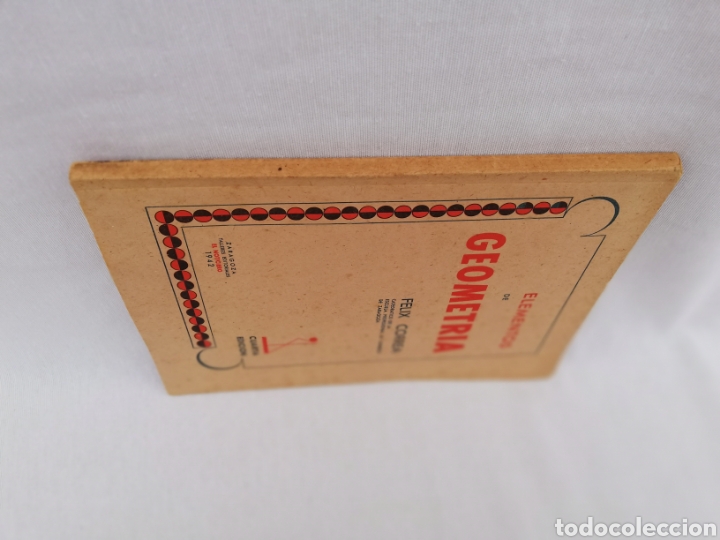 Libros de segunda mano: ELEMENTOS DE GEOMETR&Iacute;A. FELIX CORREA. CUARTA EDICION 1942 - Foto 4