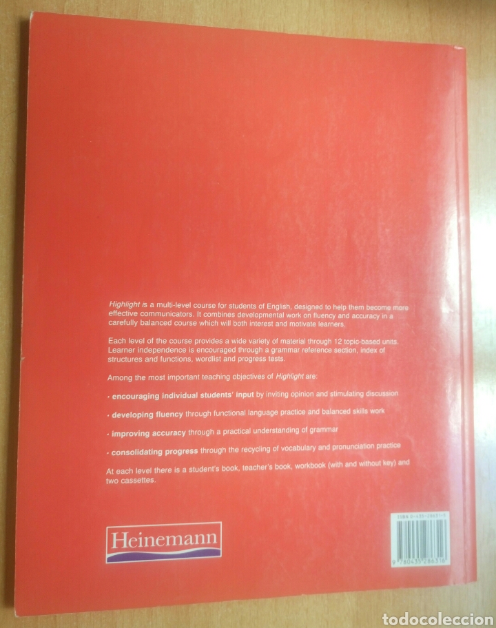 Libros de segunda mano: Libro texto ingles highlight upper intermediate students book heinemann - Foto 2