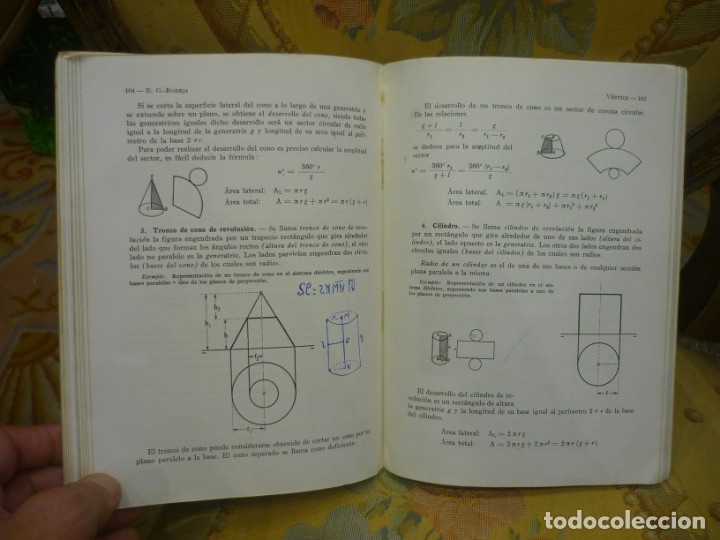 Libros de segunda mano: APRENDIZAJE INDUSTRIAL: V&Eacute;RTICE-MATEM&Aacute;TICAS SEGUNDO CURSO, DE EDUARDO G. RODEJA. CON PROGRAMA. - Foto 6
