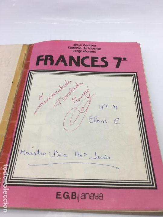 Libros de segunda mano: FRANCES 7&ordm; - ANAYA EDICIONES - 7&ordm; CURSO DE E.G.B. - 1977 - Foto 2