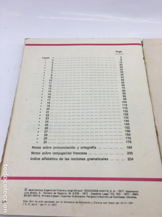 Libros de segunda mano: FRANCES 7&ordm; - ANAYA EDICIONES - 7&ordm; CURSO DE E.G.B. - 1977 - Foto 3