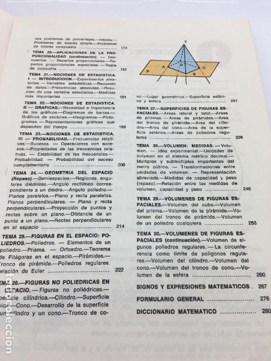 Libros de segunda mano: NUEVA MATEMATICA 7&ordm; - EDITORIAL MI&Ntilde;ON- 7&ordm; CURSO DE E.G.B. - 1975 - Foto 5