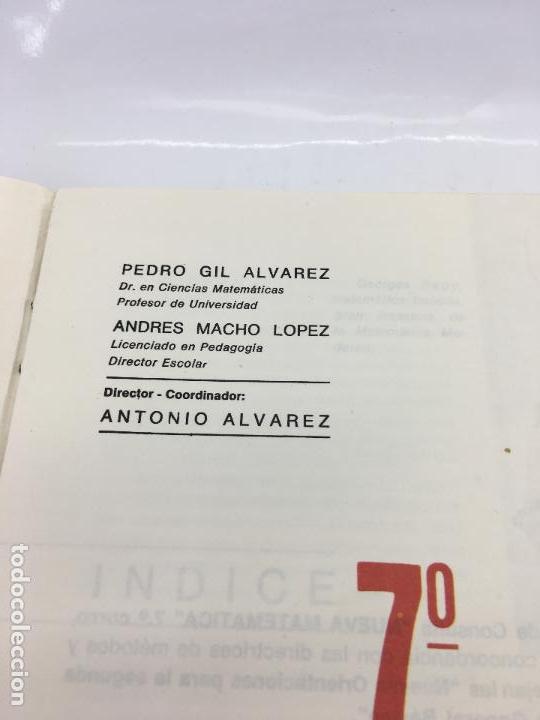 Libros de segunda mano: NUEVA MATEMATICA 7&ordm; - EDITORIAL MI&Ntilde;ON- 7&ordm; CURSO DE E.G.B. - 1975 - Foto 6