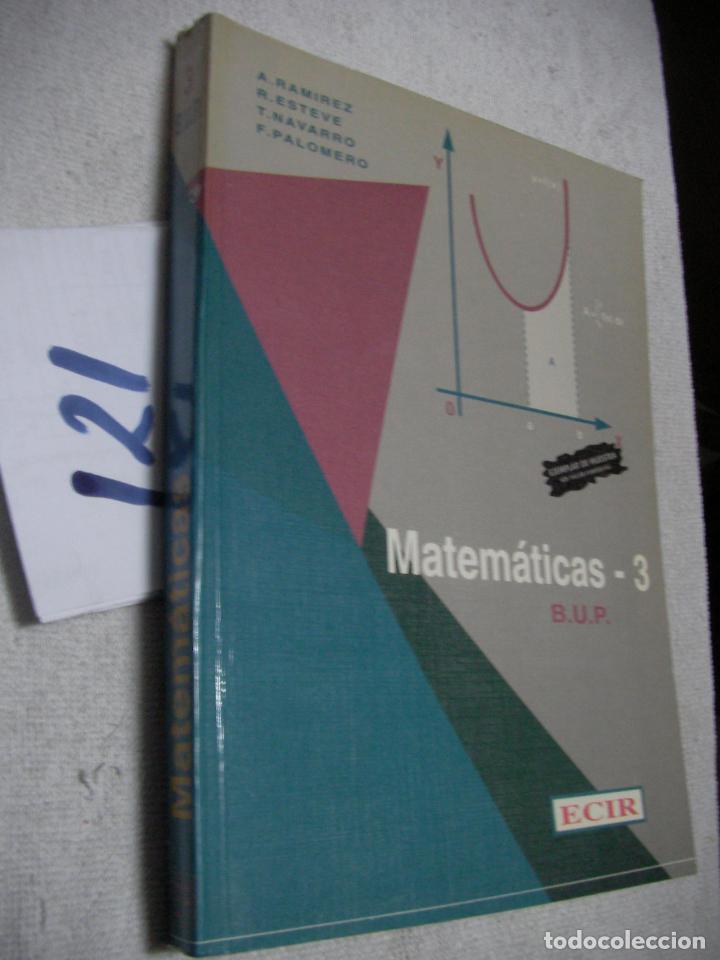 Libros de segunda mano: ANTIGUO LIBRO DE TEXTO - MATEMATICAS 3&ordm; BUP - Foto 1
