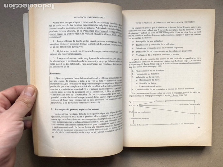 Libros de segunda mano: PEDAGOG&Iacute;A EXPERIMENTAL I (2 TOMOS). UNED 1981. - Foto 4