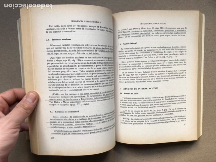 Libros de segunda mano: PEDAGOG&Iacute;A EXPERIMENTAL I (2 TOMOS). UNED 1981. - Foto 5