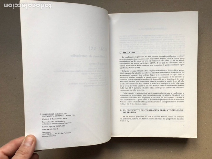 Libros de segunda mano: PEDAGOG&Iacute;A EXPERIMENTAL I (2 TOMOS). UNED 1981. - Foto 8
