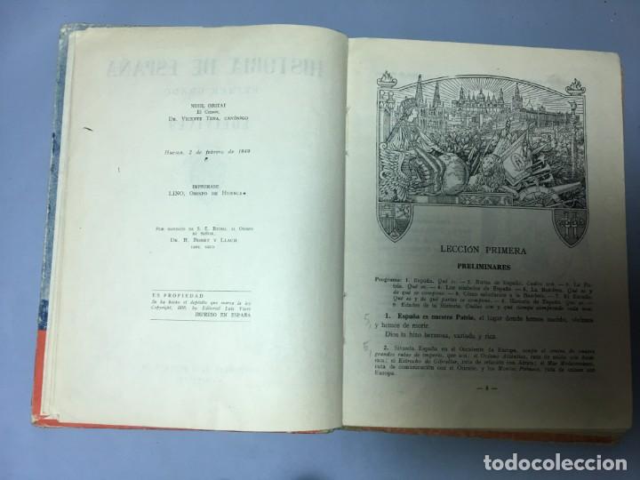 Libros de segunda mano: LIBRO DE TEXTO HISTORIA DE ESPA&Ntilde;A PRIMER GRADO - 1951 - Foto 2