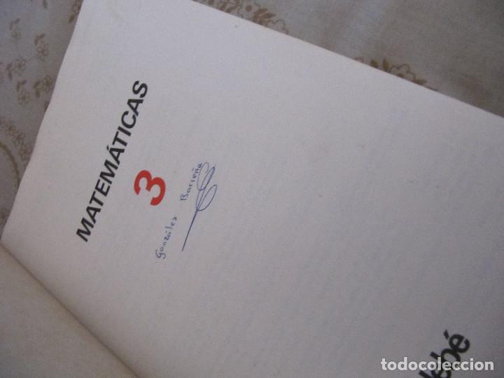 Libros de segunda mano: MATEMATICAS 3 EDEBE 1986 - Foto 5