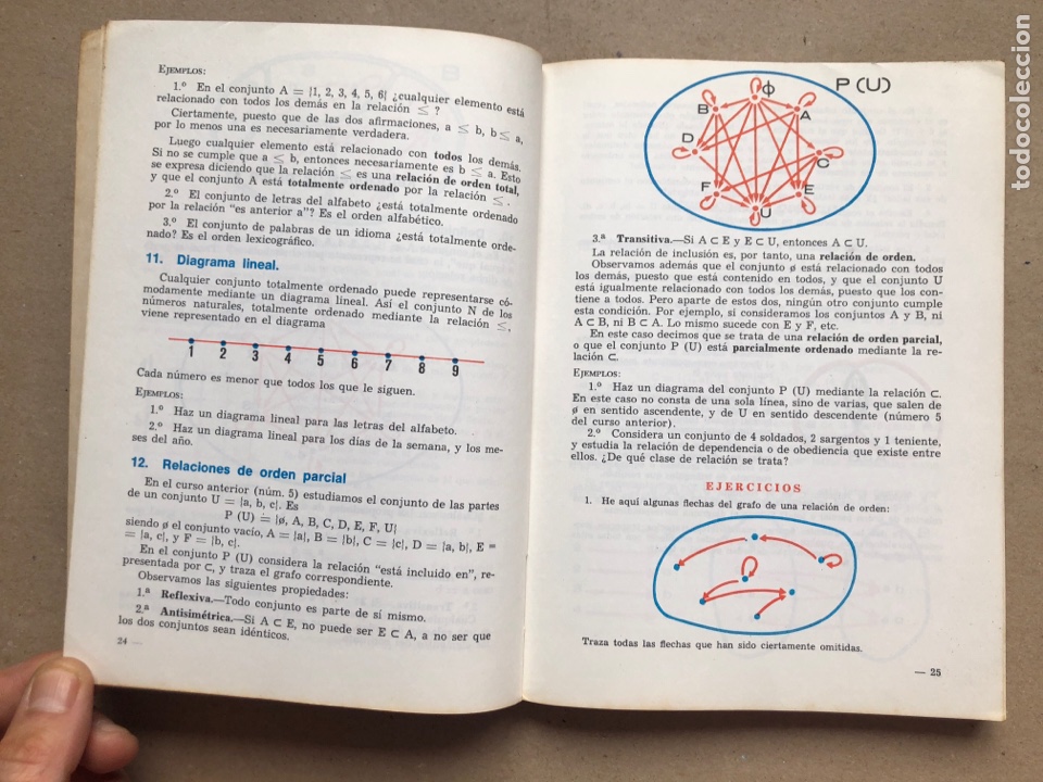 Libros de segunda mano: MATEM&Aacute;TICA MODERNA 3&ordm;. C. MARCOS Y J. MART&Iacute;NEZ. EDICIONES SM, PLAN 1967. - Foto 3