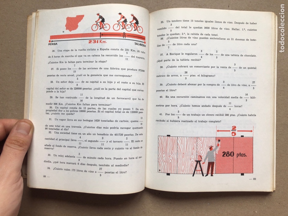 Libros de segunda mano: MATEM&Aacute;TICA MODERNA 3&ordm;. C. MARCOS Y J. MART&Iacute;NEZ. EDICIONES SM, PLAN 1967. - Foto 5