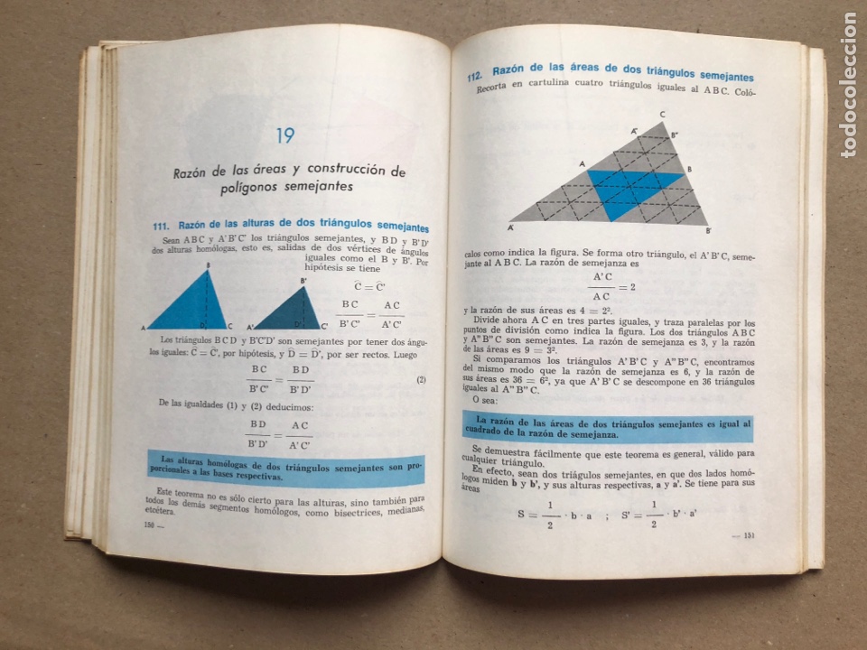 Libros de segunda mano: MATEM&Aacute;TICA MODERNA 3&ordm;. C. MARCOS Y J. MART&Iacute;NEZ. EDICIONES SM, PLAN 1967. - Foto 6