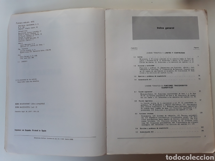 Libros de segunda mano: HACIA LA MATEM&Aacute;TICA 2. Ed. Alhambra 1976 - Foto 3