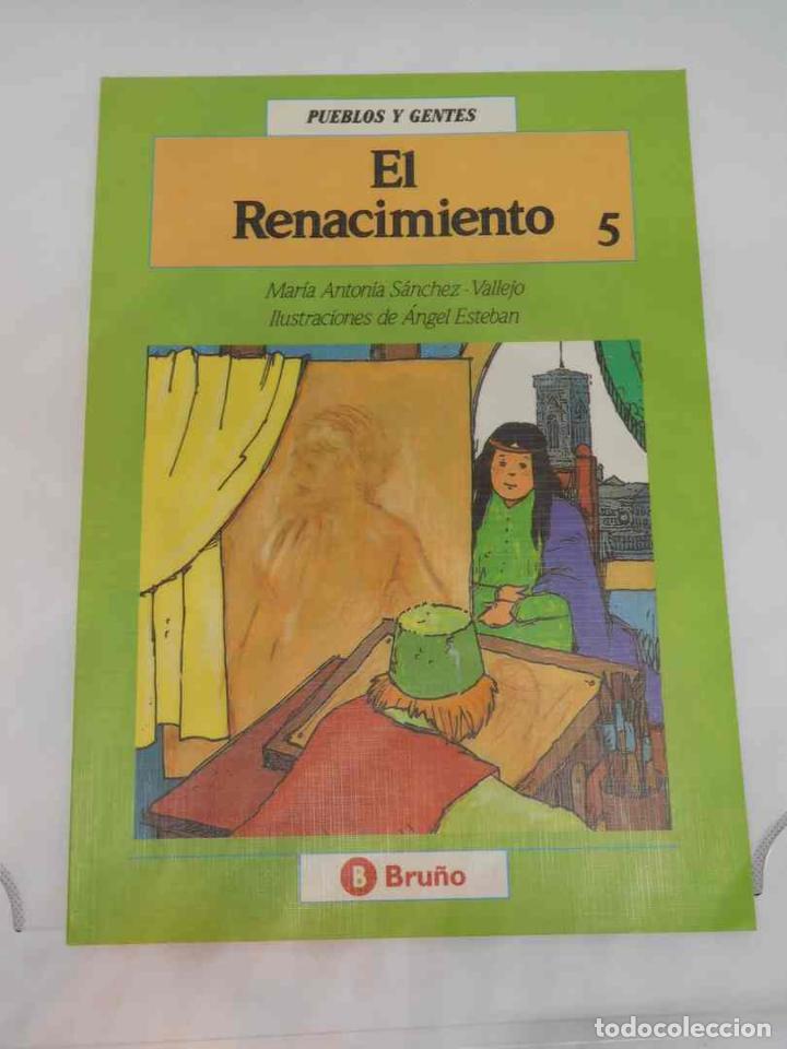 Libros de segunda mano: Libro de texto sobre El Renacimiento. Pueblos y Gentes. Editorial Bru&ntilde;o. - Foto 1
