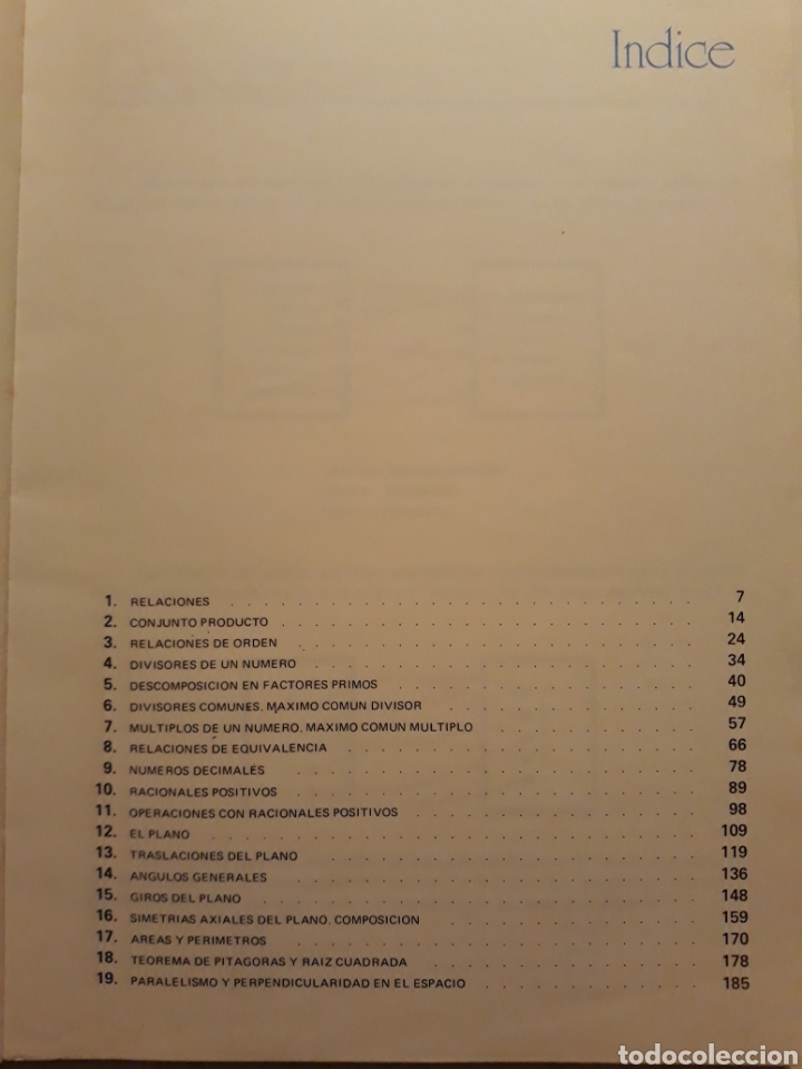 Libros de segunda mano: MATEMATICA ORBE 6&deg;. Ed. Vicens Vives. 1972 - Foto 2