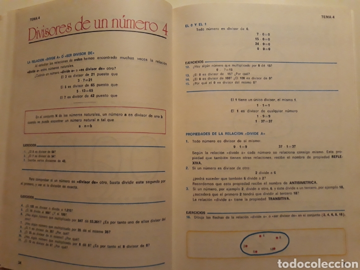 Libros de segunda mano: MATEMATICA ORBE 6&deg;. Ed. Vicens Vives. 1972 - Foto 3