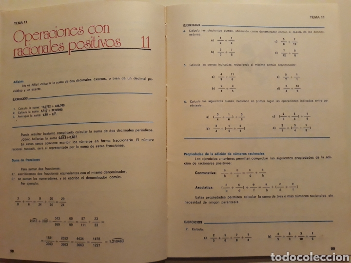 Libros de segunda mano: MATEMATICA ORBE 6&deg;. Ed. Vicens Vives. 1972 - Foto 5