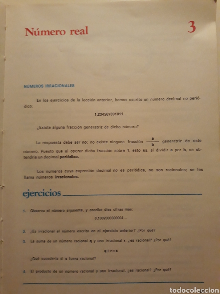 Libros de segunda mano: MATEMATICA ORBE 8&deg;. Ed. Vicens Vives 1974 - Foto 3
