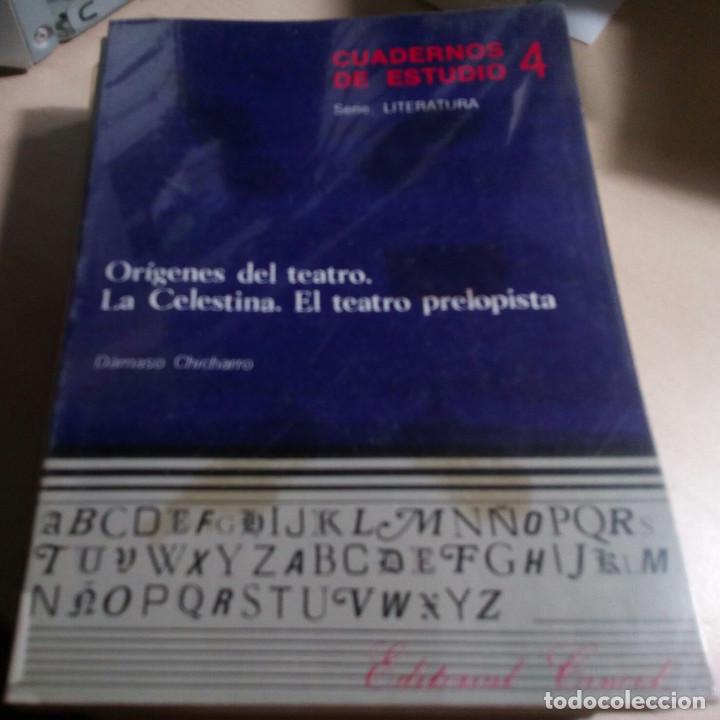 Libros de segunda mano: CUADERNOS DE ESTUDIO N&ordm;4.LITERATURA.ORIGENES DEL TEATRO.LA CELESTINA.EL TEATRO PRELOPISTA.CINCEL.