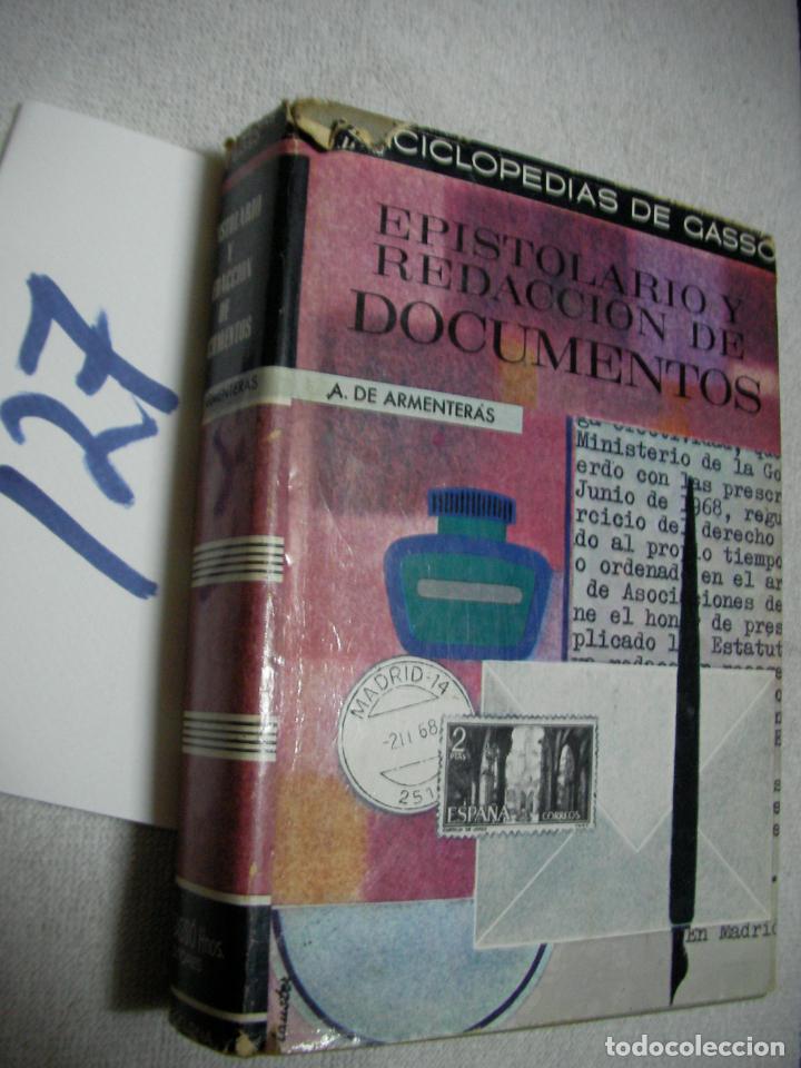 Libros de segunda mano: EPISTOLARIO Y REDACCION DE DOCUMENTOS - ARMENTERAS - Foto 1