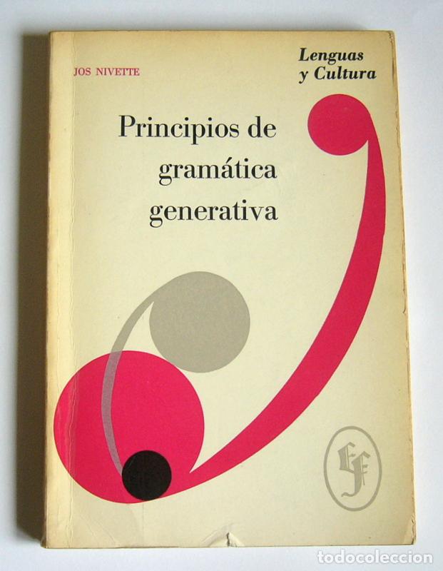 Libros de segunda mano: PRINCIPIOS DE GRAMATICA GENERATIVA - JOS NIVETTE - Foto 1