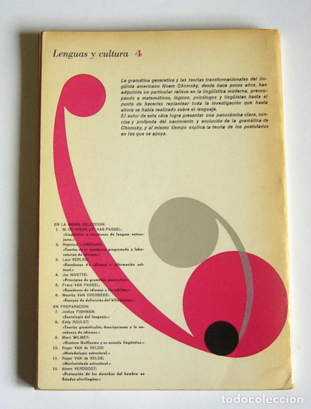 Libros de segunda mano: PRINCIPIOS DE GRAMATICA GENERATIVA - JOS NIVETTE - Foto 2